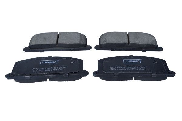 MAXGEAR fékbetétkészlet, tárcsafék 19-0507