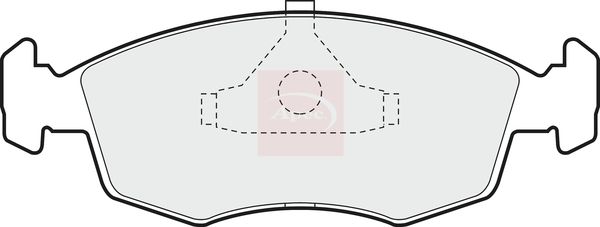 APEC Brake Pad Set, disc brake PAD532