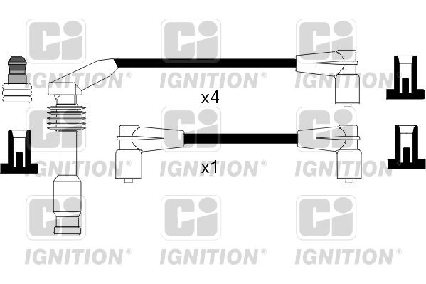 QUINTON HAZELL gyújtókábelkészlet XC761