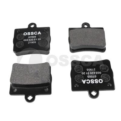 комплект спирачно феродо, дискови спирачки OSSCA