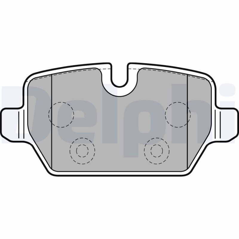 Delphi LP2247 Brake Pad Set, disc brake