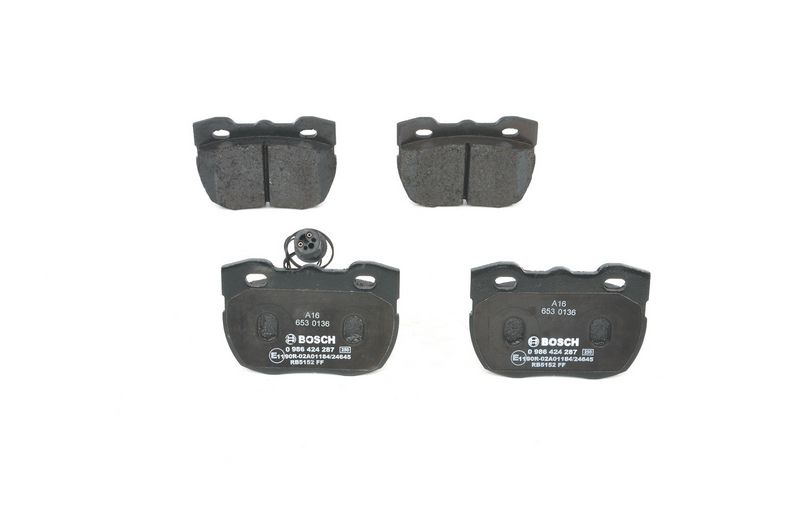 BOSCH 0986424287 Комплект гальмівних накладок, дискове гальмо