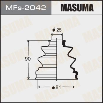 Комплект пилозахисний, приводний вал, Masuma MFS-2042