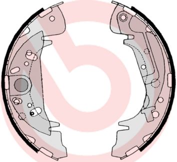 Комплект гальмівних колодок, Brembo S11504