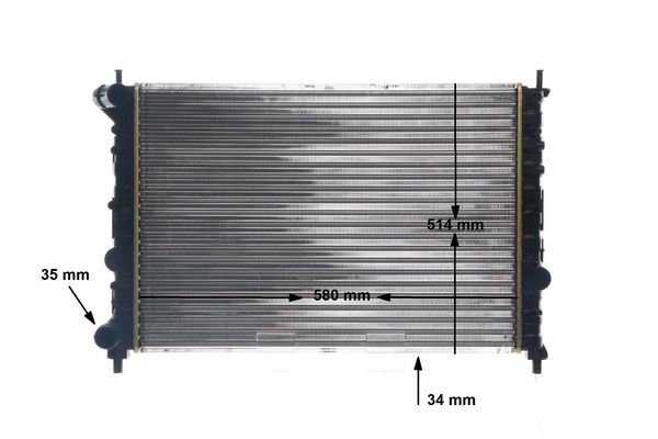 Product Image - Radiateur - CR588000S - MAHLE