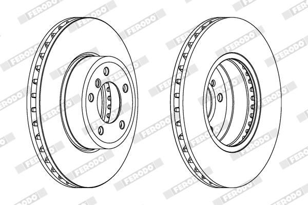 FERODO DDF1242C-1 Brake Disc