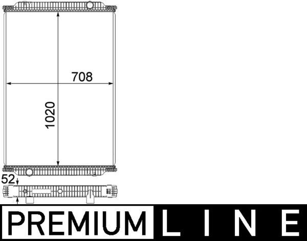 Product Image - Radiateur - CR1010000P - MAHLE