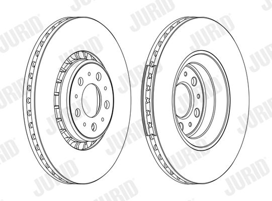 Гальмівний диск, Jurid 562217JC-1