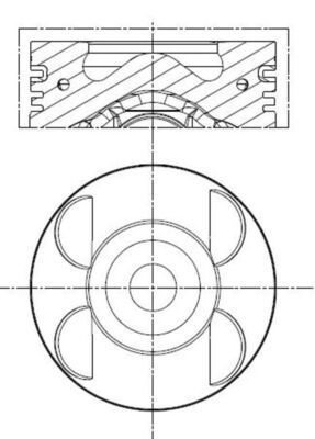 Поршень KNECHT 001PI00105000