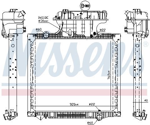 ОХЛАДИТЕЛЬ ДВИГАТЕЛЯ ВОДНЫЙ MAN TGS I D2066LF01-D2676LF57 06/06-09/21