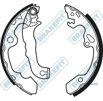 APEC Brake Shoe Set BSH1015