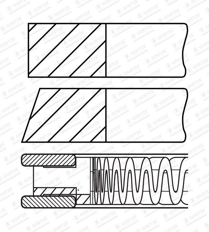 Jeu+segments+pistons GOETZE ENGINE 08-102700-00