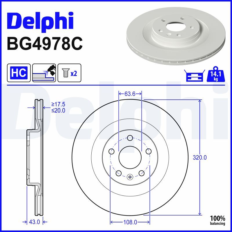 Piduriketas, DELPHI BG4978C