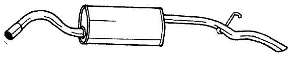 SIGAM 25634 - Rear Silencer