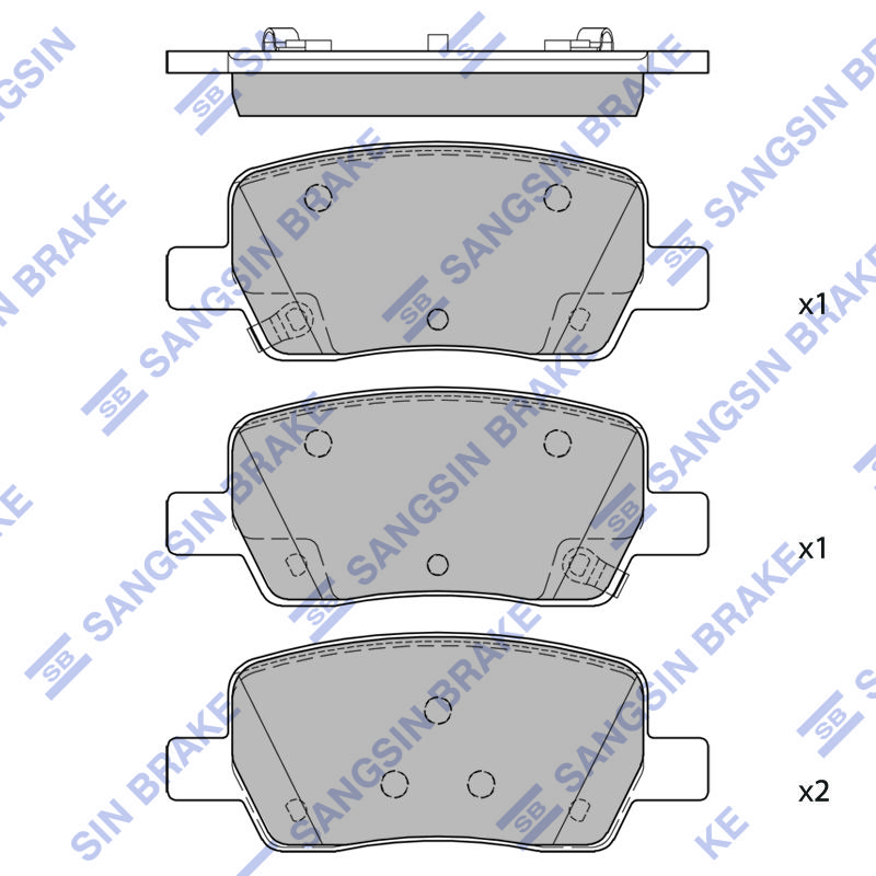 Pastilla de Freno DELANTERA Hi-Q SP4269
