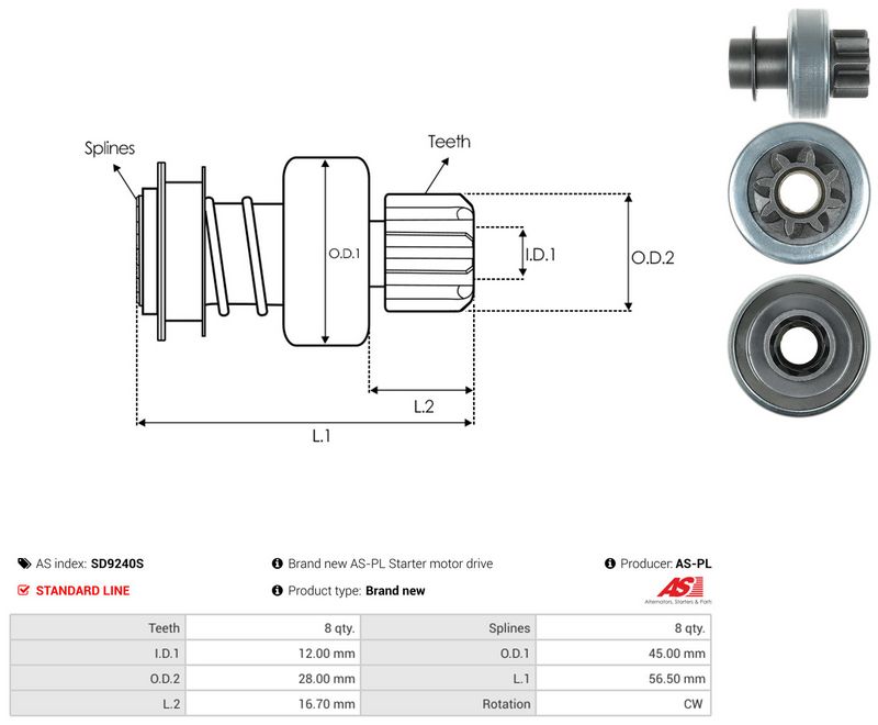 Vabajooks, starter, AS-PL SD9240S