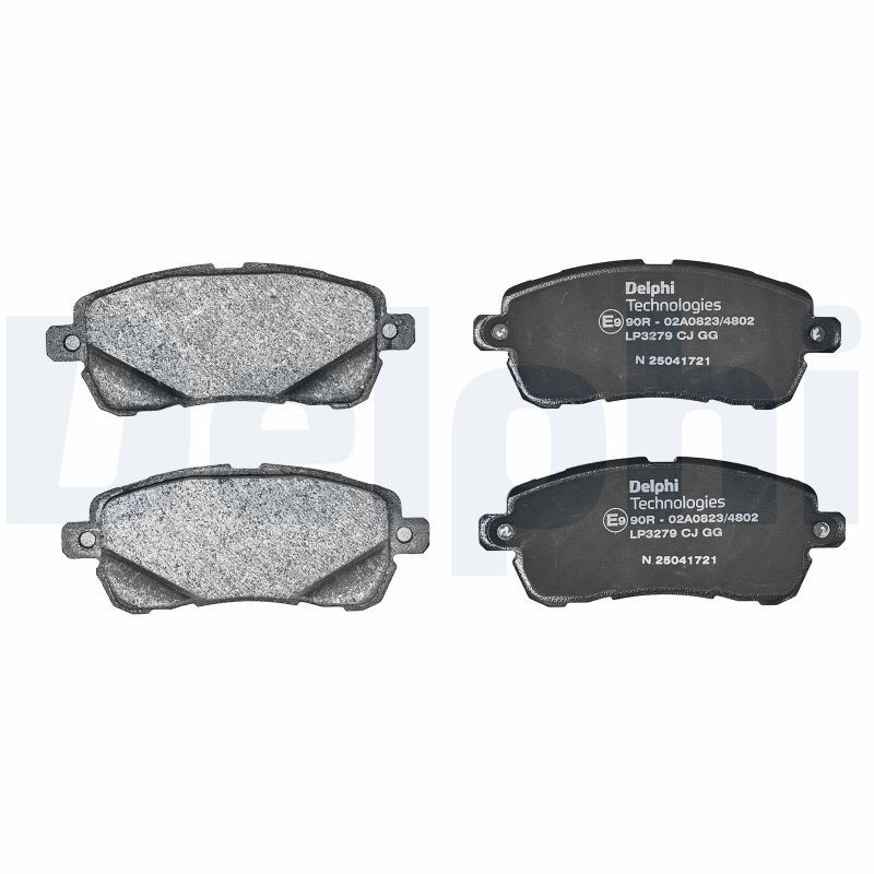 Piduriklotsi komplekt, ketaspidur, DELPHI LP3279