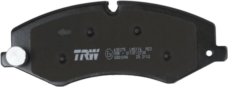 TRW GDB1898 Brake Pad Set, disc brake