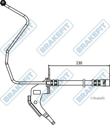 APEC Brake Hose BHO4293