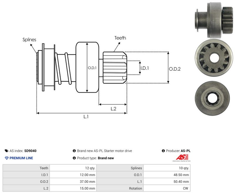 Vabajooks, starter, AS-PL SD9040