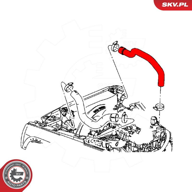 Laadimisõhu voolik, ESEN SKV 43SKV207