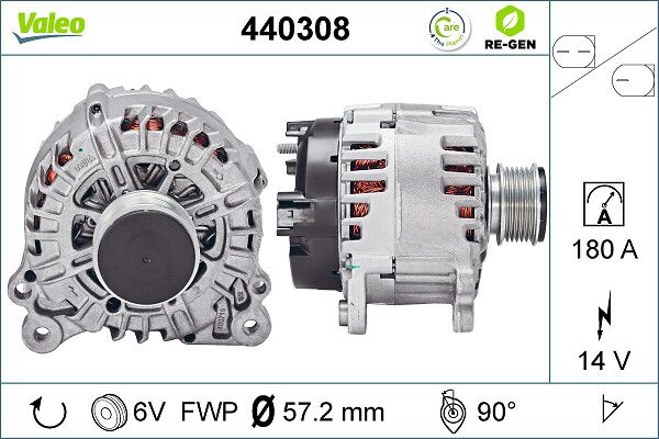 VALEO Dynamo / Alternator 440308