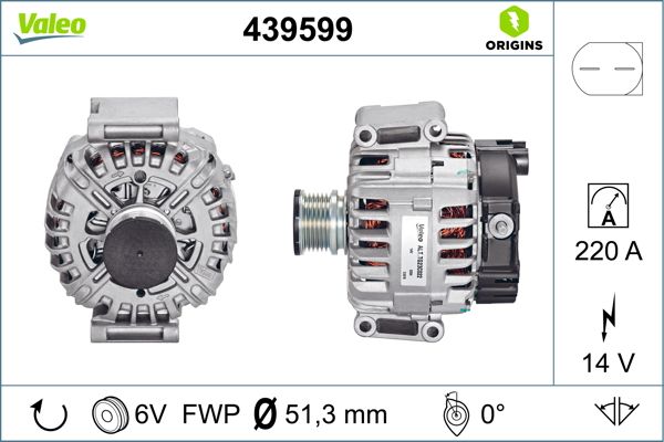 VALEO Dynamo / Alternator 439599