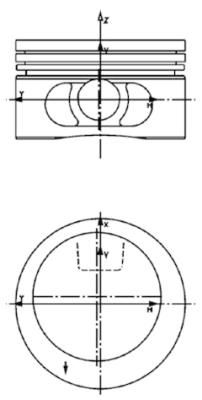 Product Image - Zuiger - 97333623 - KOLBENSCHMIDT