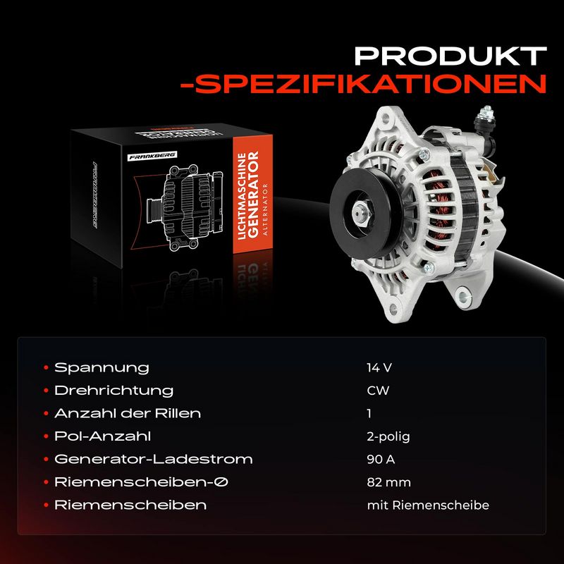 Frankberg 5481FB0032279 Alternator