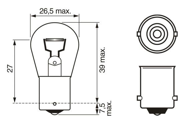 BOSCH 1 987 302 214 Bulb