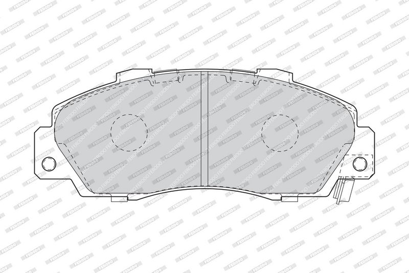 FERODO Plaquettes de frein à disque FDB1505