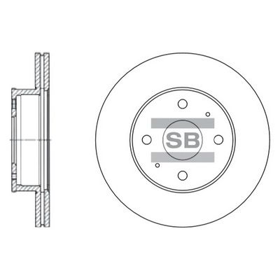 Гальмівний диск, Hi-Q SD1004