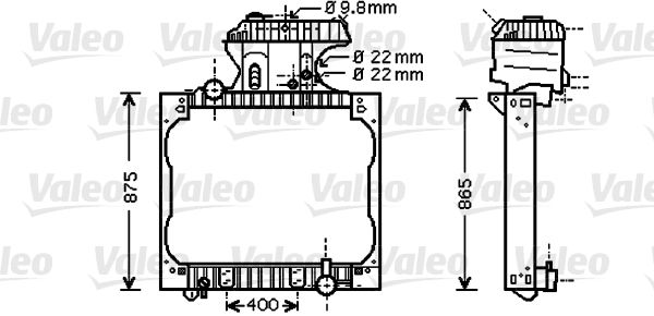 Ψυγείο, ψύξη κινητήρα  NEW PART