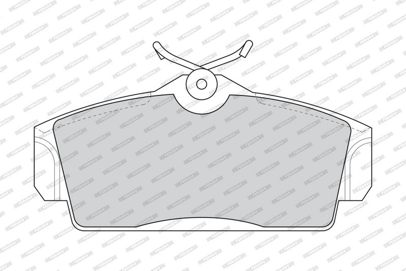 FERODO FDB1096 Brake Pad Set, disc brake