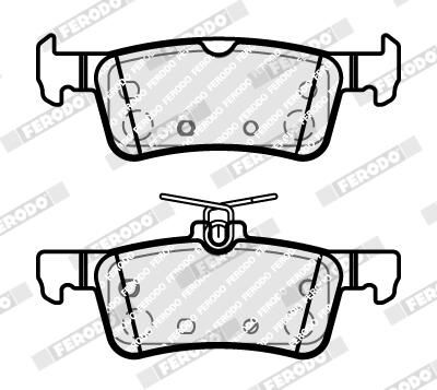FERODO FDB5185 Brake Pad Set, disc brake