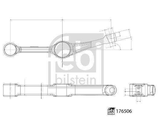 FEBI BILSTEIN 176506 Control/Trailing Arm, wheel suspension
