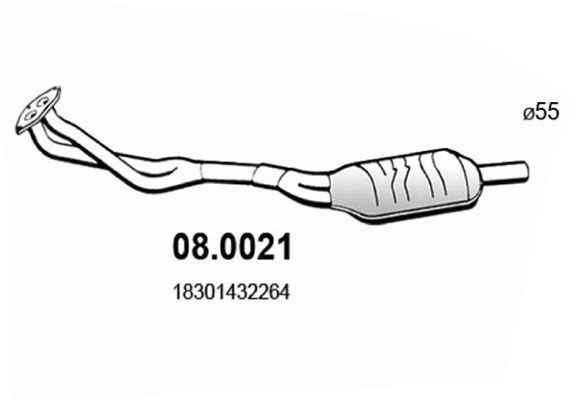 ASSO 08.0021 - Catalytic Converter