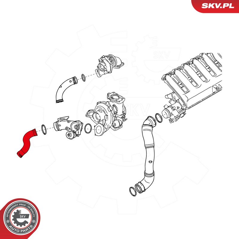Laadimisõhu voolik, ESEN SKV 43SKV026