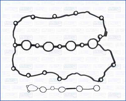 Комплект ущільнень, кришка голівки циліндра, VW К-кт прокладок клап. крышки прав. TOUAREG 4.2 06-, AUDI Q7 06, Ajusa 56053000