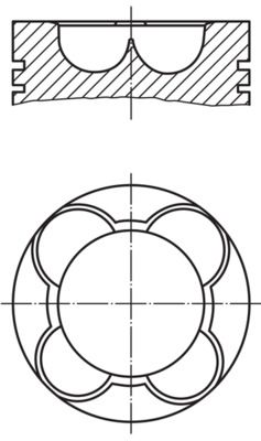 MAHLE dugattyú 081 PI 00108 000