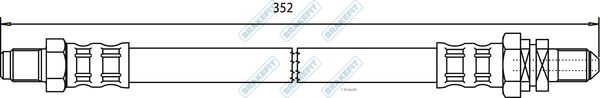 APEC Brake Hose BHO4013