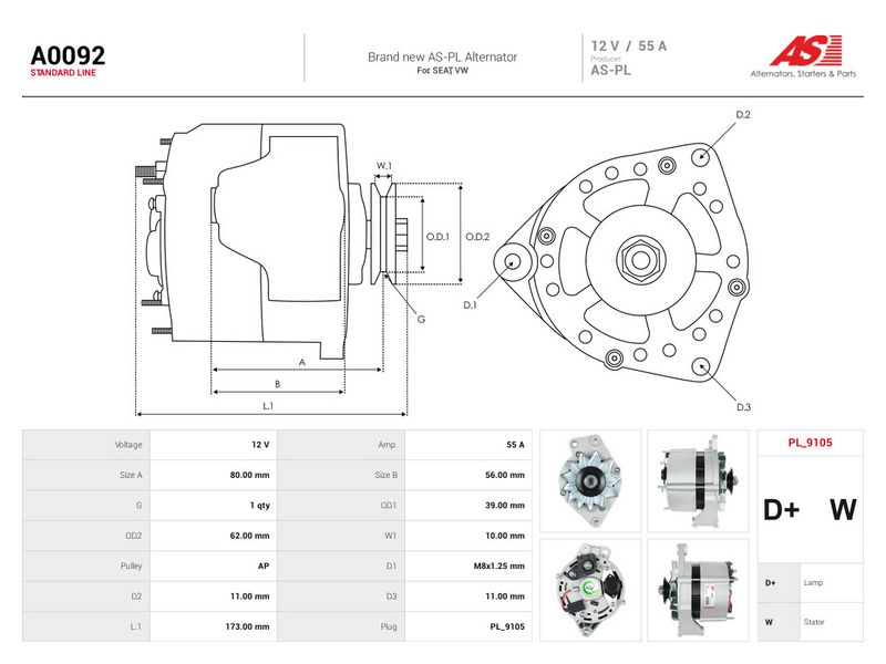 Generaator, AS-PL A0092