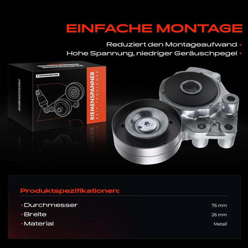Frankberg 5481FB0006029 Belt Tensioner, V-ribbed belt