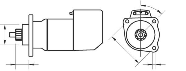 Product Image - Startmotor / starter - MS670 - MAHLE