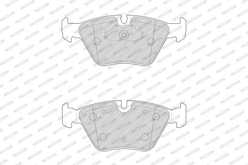 FERODO Plaquettes de frein à disque FDB4753