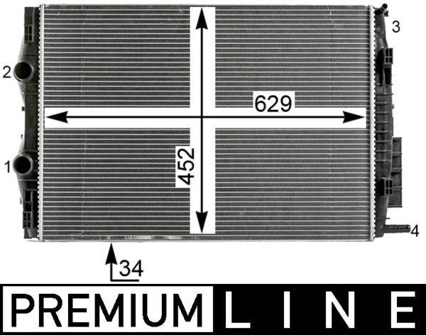 MAHLE Radiateur CR 22 000P