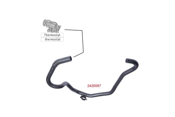 METZGER AUTOTEILE 2420087 Radiator Hose