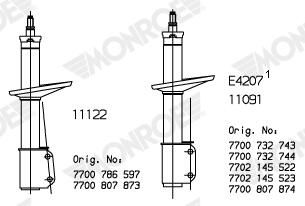 MONROE 11091 Shock Absorber