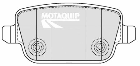 MOTAQUIP fékbetétkészlet, tárcsafék LVXL1294