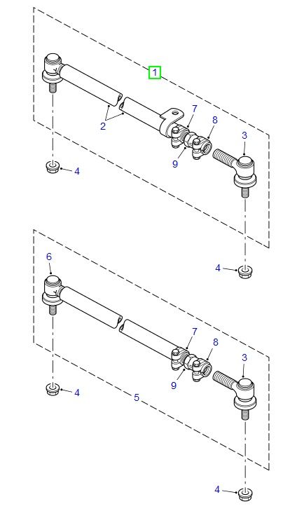 AG PARTS 10071 Tie Rod